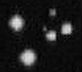 Four gravitationally-tied stars in M73.