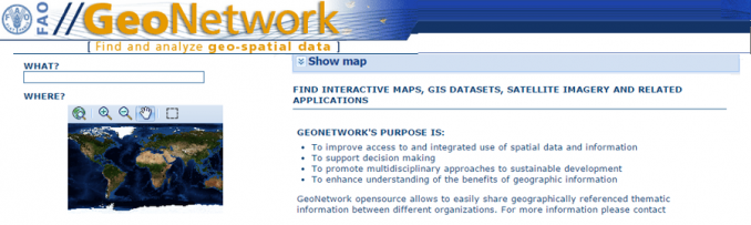 FAO GeoNetwork Free GIS Data