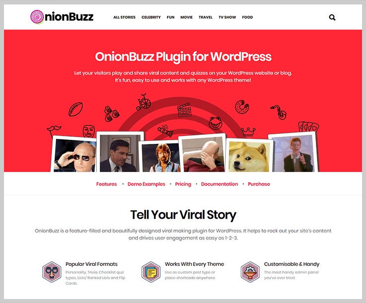 OnionBuzz - Online Exam WordPress Plugins
