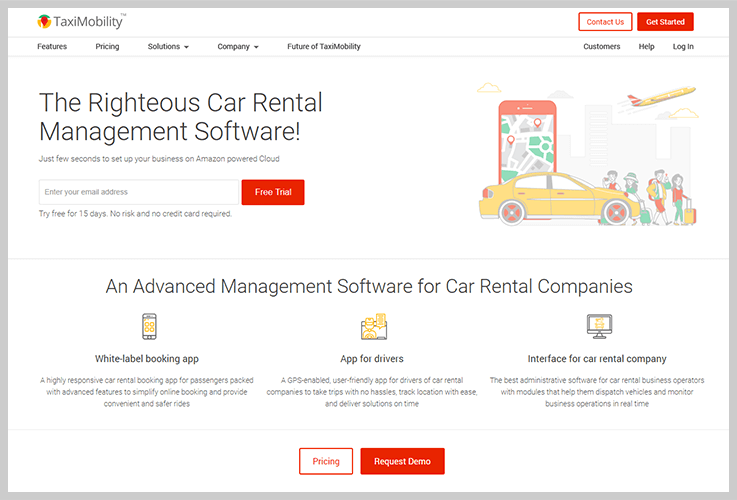 TaxiMobiltiy - Car Rental Booking Software