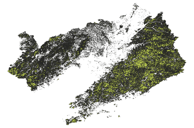  辽宁省1990森林生态系统空间分布数据