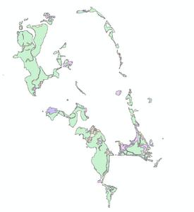  海南岛红树林变化数据1987年1993年1998年2003年2007年2013年2017年