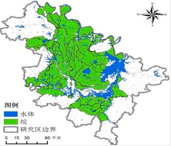洞庭湖区堤垸1949-2013空间分布数据