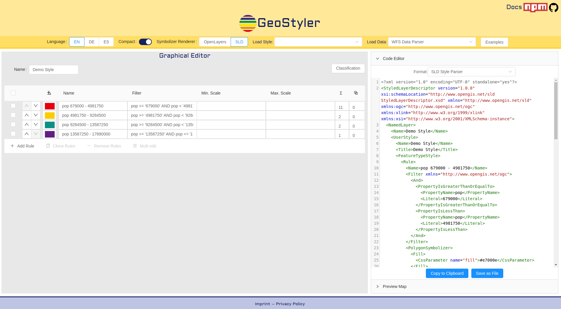 geostyler screenshot