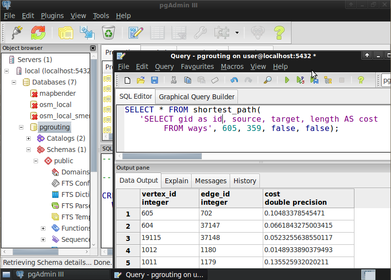 pgrouting screenshot
