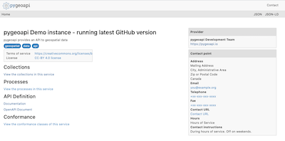 pygeoapi screenshot
