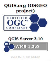 QGIS Server OGC cerfication badge