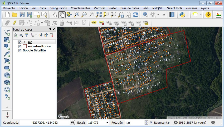 QGIS at work