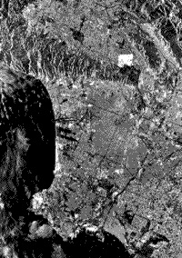 Seasat radar image of the western Los Angeles metropolitan area, 1978.