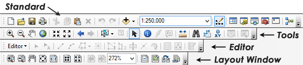 Arcmap toolbars
