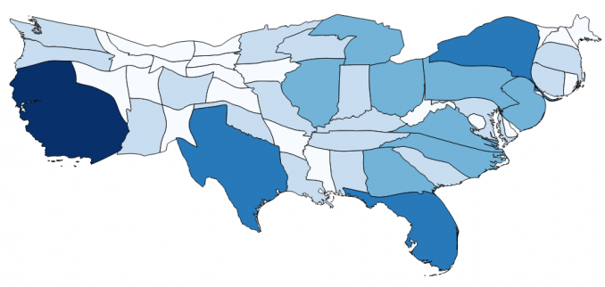 cartogram maps