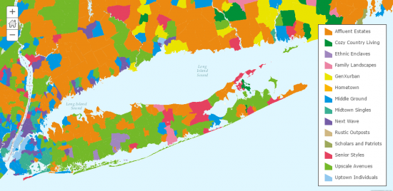 Esri Tapestry Counties