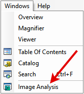 Image Analysis Toolbar