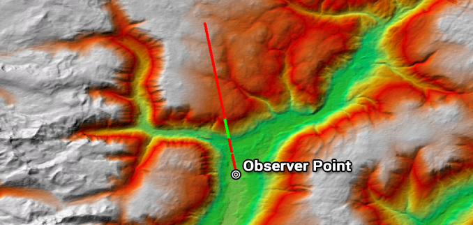 Line Of Site Viewshed Visibility Analysis