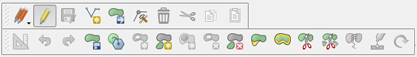 QGIS Editor Toolbar