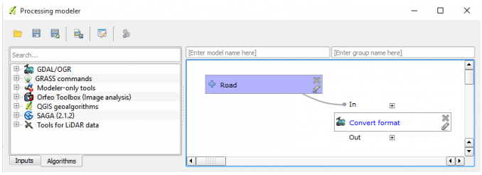 QGIS Graphical Modeler