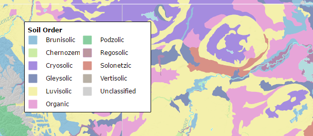 Soils Map Legend