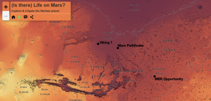 esri javascript api life on mars