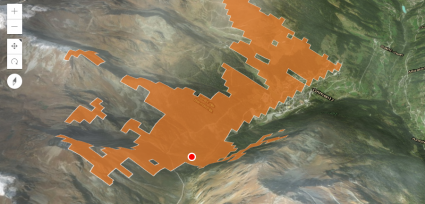 esri javascript api viewshed analysis tools