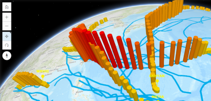 esri javascript api western pacific typhoons