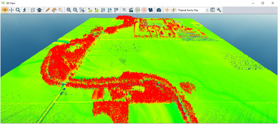 global mapper lidar 3d view