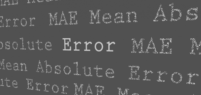 mean absolute error