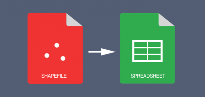 shapefile table to excel spreadsheet