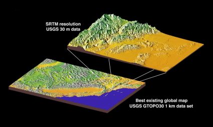 srtm shuttle radar topography mission
