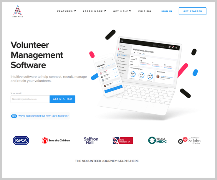Assemble Volunteer Management Software 1