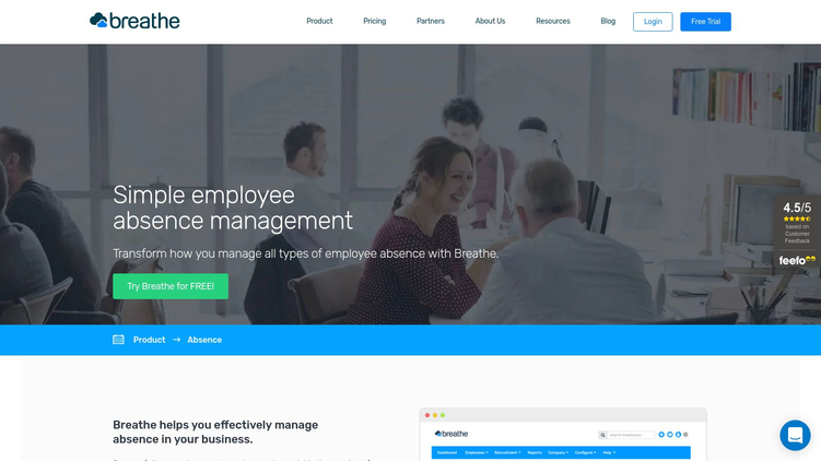 Breathe Absence Management Software