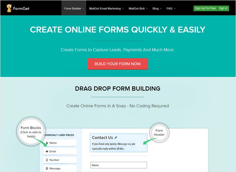 Formget Stripe Payment Forms