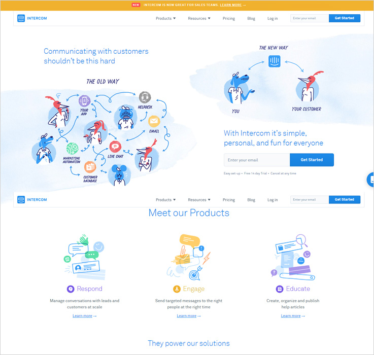 InterCom email marketing software