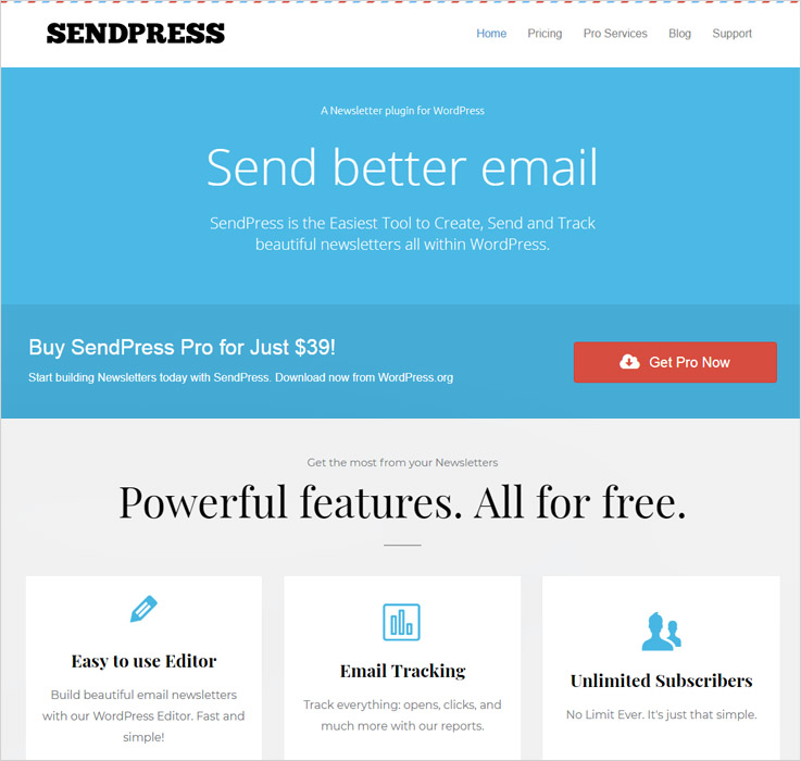 SendPress Email marketing