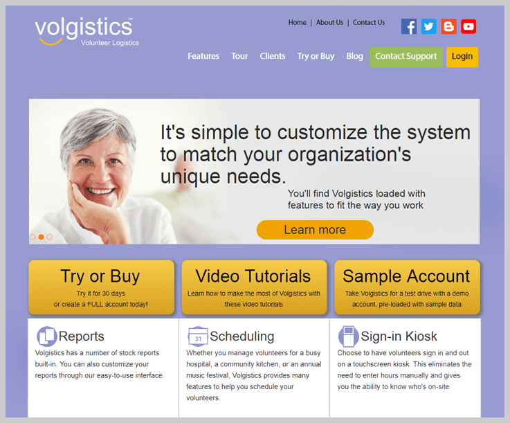 Volgistic Volunteer Management Software 1