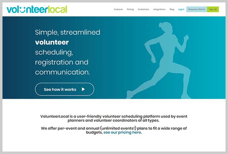 VolunteerLocal Volunteer Management Software 1