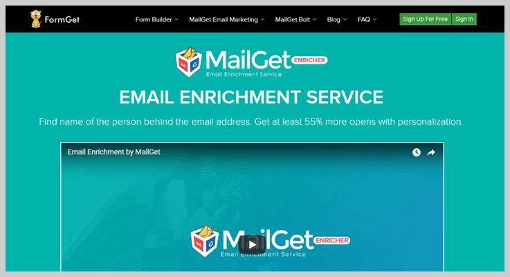 MailGet Enricher Email Enrichment Tool