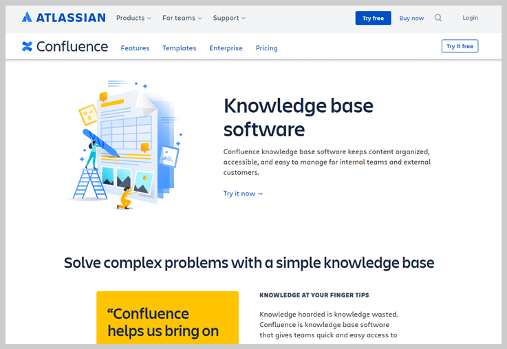 Confluence - Knowledge Base Software