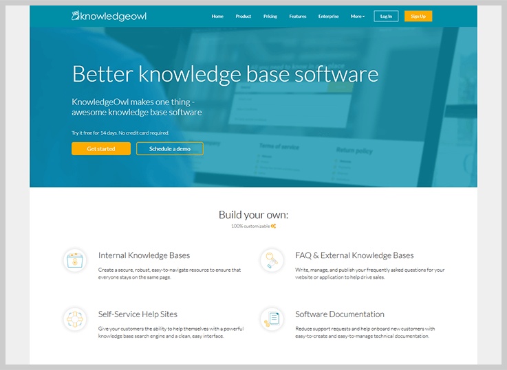 KnowledgeOwl - Knowledge Base Software