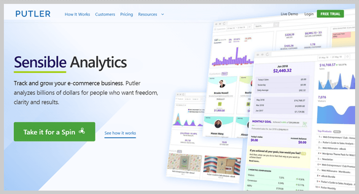 Putler: Pyment Analytic Tool