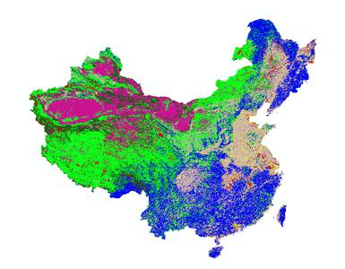  2005年中国陆地生态系统类型空间分布数据