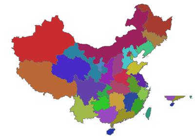  2013年中国分省1比2500万2000坐标系