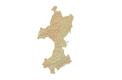  内蒙古自治区东四盟地表坡向数据