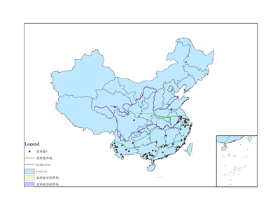 亚洲象历史分布数据集