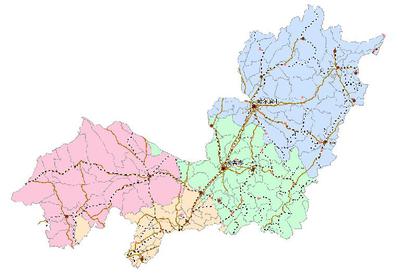  中国东北部松辽盆地基本地理数据