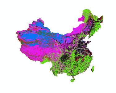  1995年中国陆地生态系统类型空间分布数据