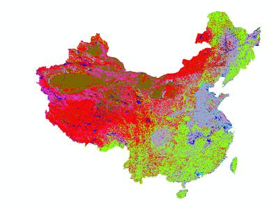  2010年中国陆地生态系统类型空间分布数据