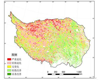  青藏高原草地退化类型空间分布数据集