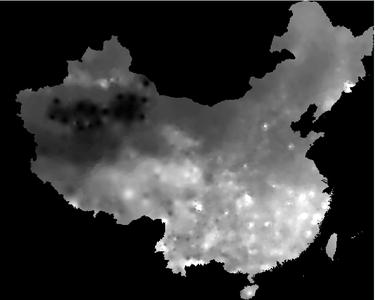  中国气象背景-湿润指数数据