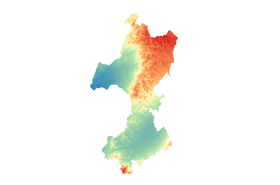  内蒙古自治区东四盟多年平均降水数据