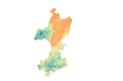  内蒙古自治区东四盟2000-2015年MODIS叶面积指数LAI数据